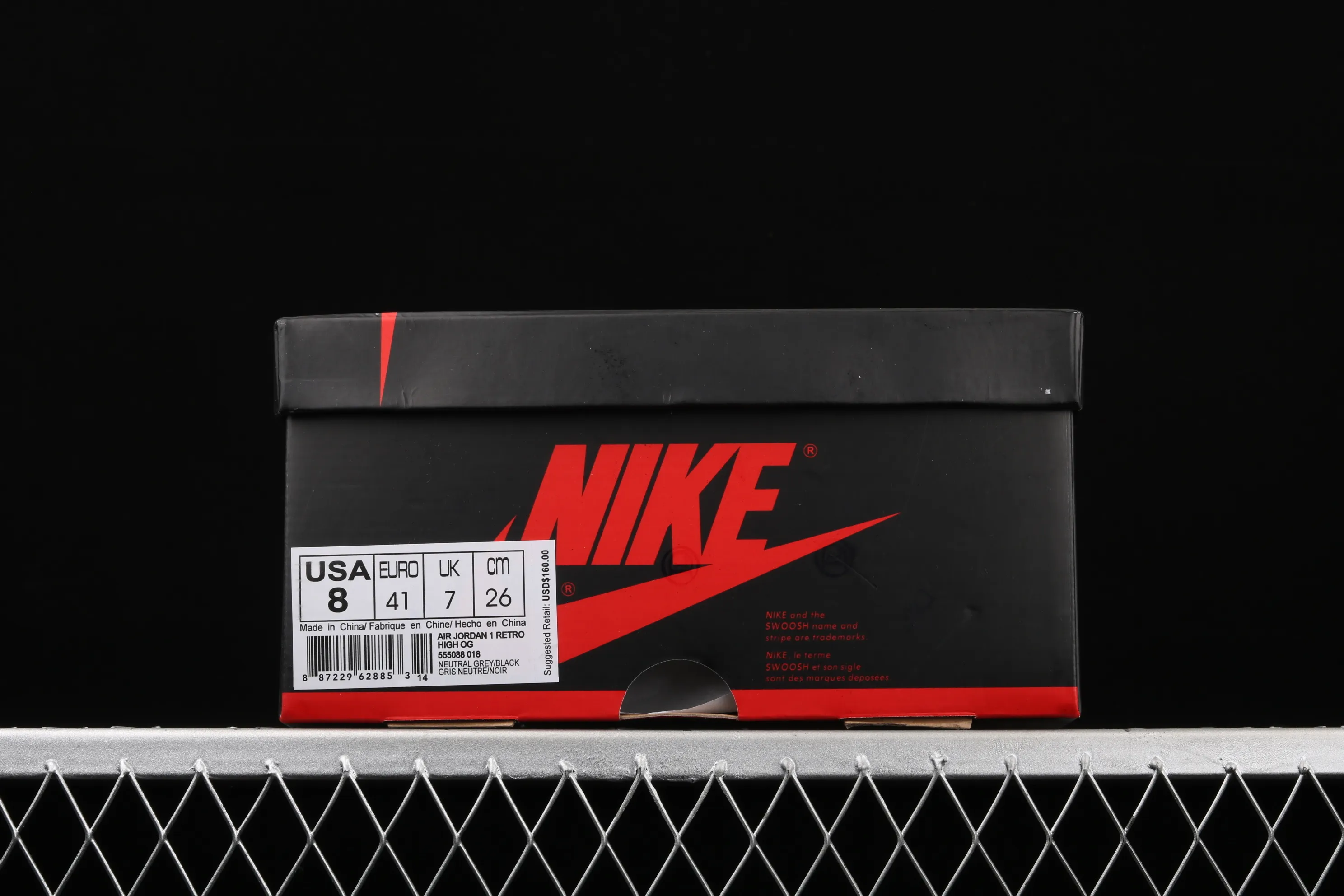 All categories Air Jordan Jordan series basketball shoes Air Jordan 1 High X version Air Jordan 1 "Neutral Grey" AJ1 Joe 1 gray pink suede/dirty pink 555088-018